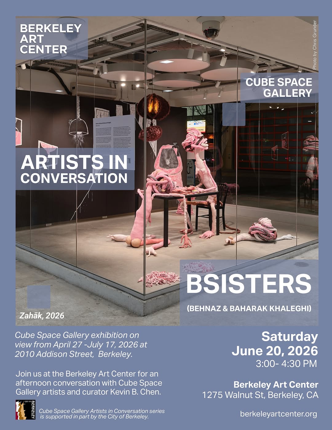 SAVE THE DATE for a NEW public art program series! at Berkeley Art Center
