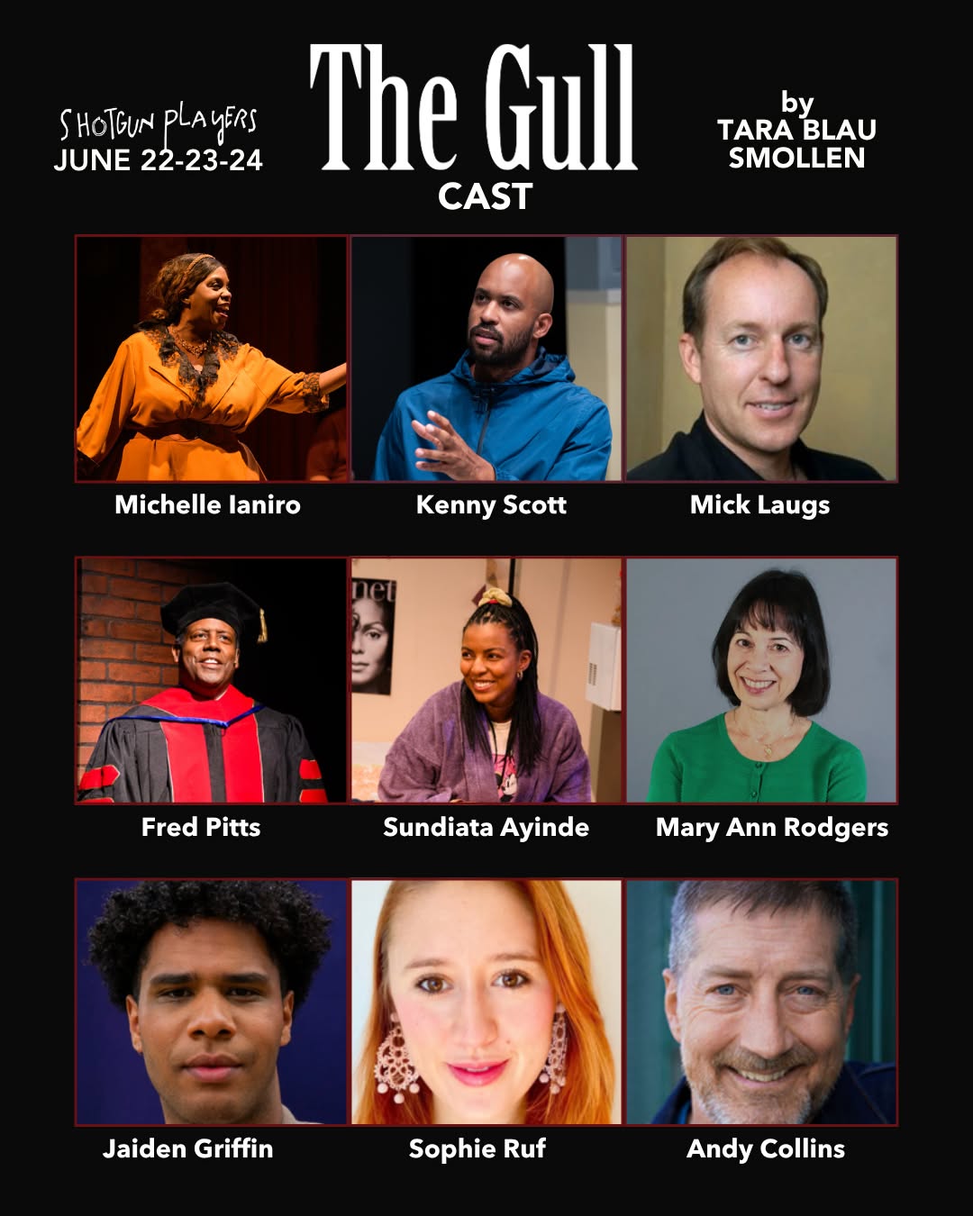 Check out the FANTASTIC cast of The Gull, part of our Champagne Staged... at Shotgun Players at The Ashby Stage